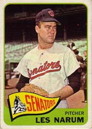 1965 Topps Baseball Cards      086      Buster Narum
